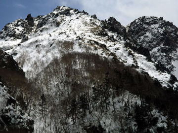 日光白根山冬